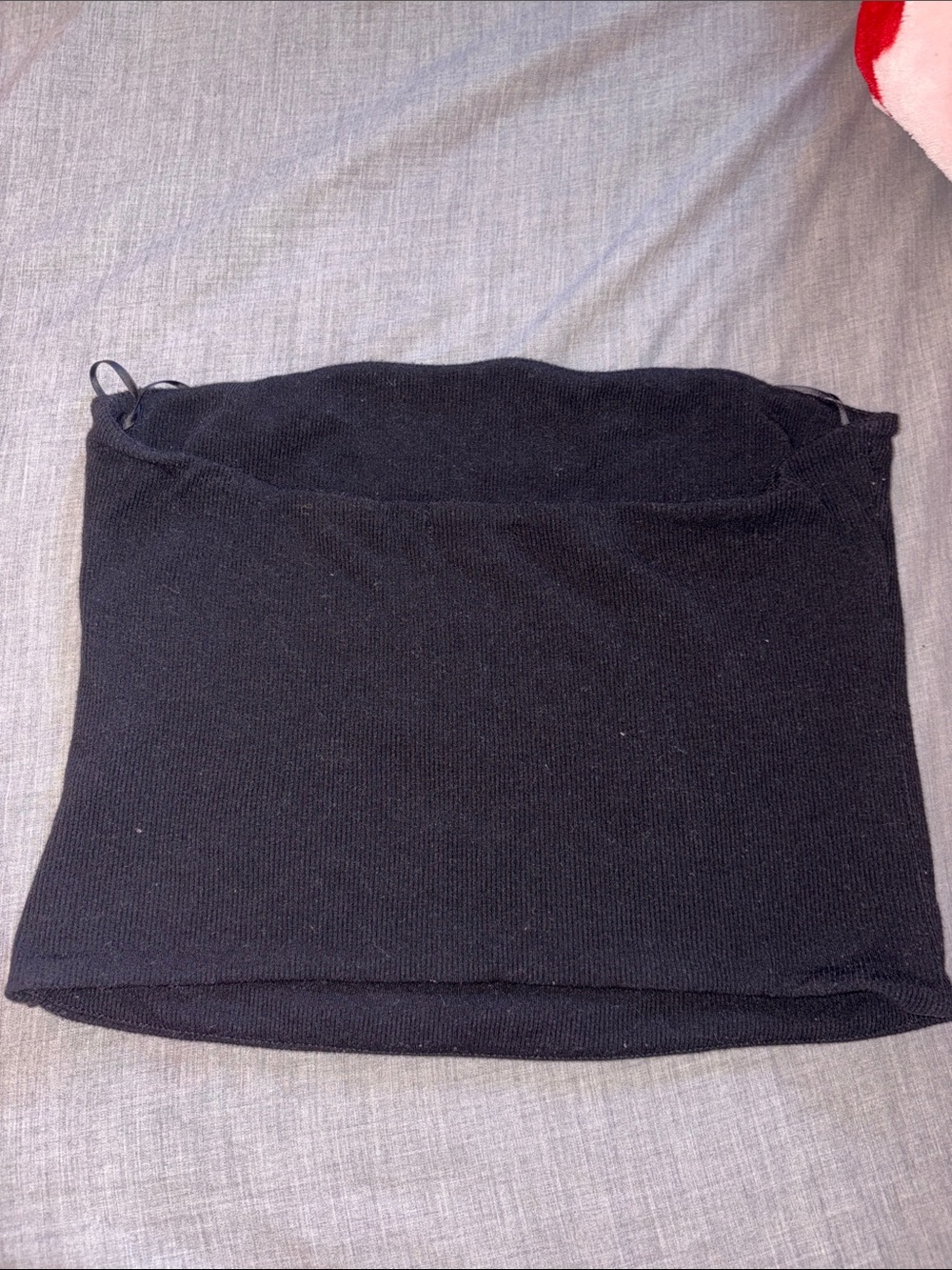 True Religion Black Rhinestone Angel Wing Tube Top - Picture 4 of 4